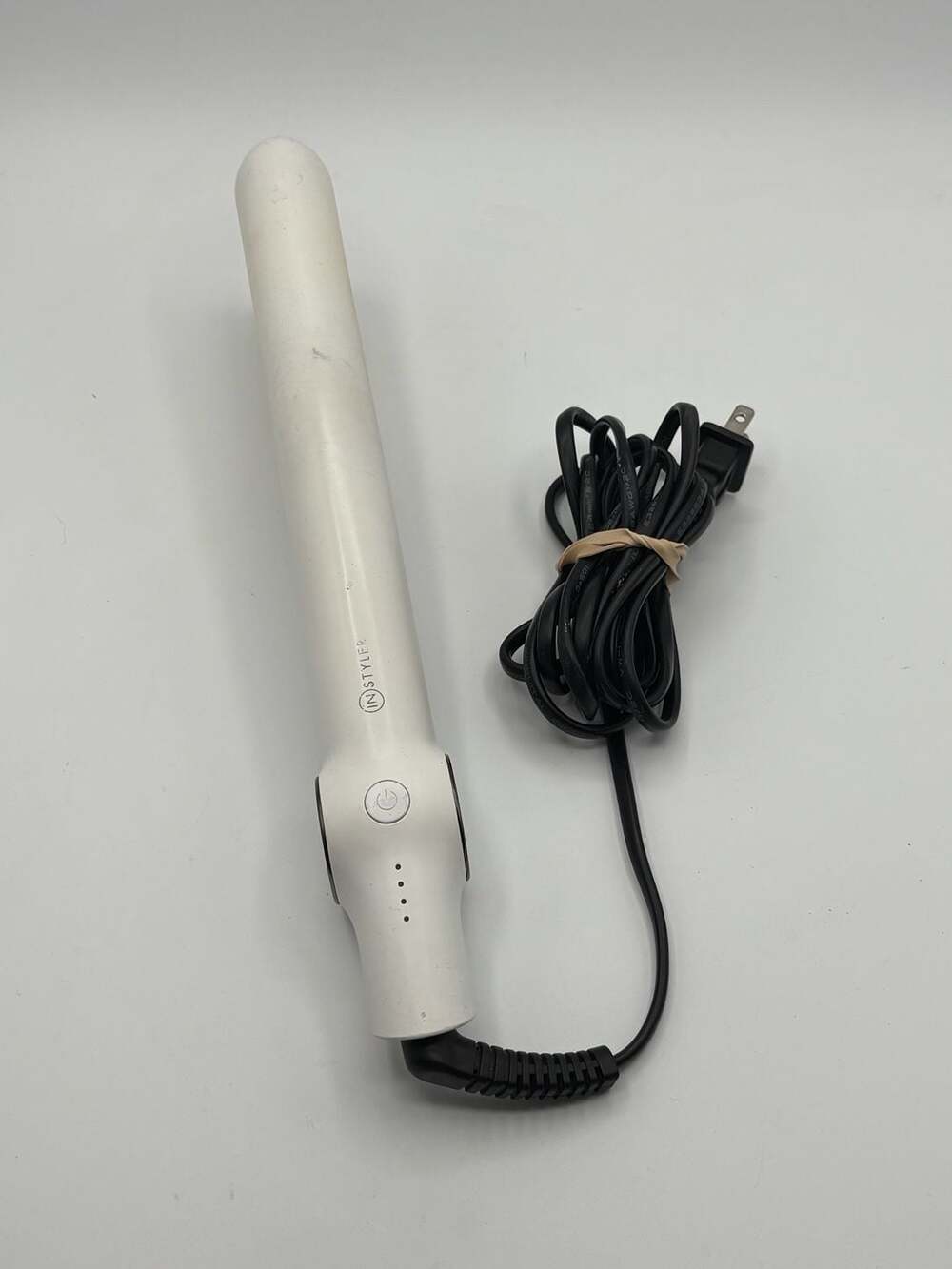 InStyler Curation Ceramic 1" Styling and Straightening Flat Iron White